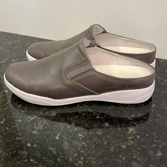 Josef Seibel Olive Brown Leather Slip on Women’s Shoes. Size 38/ 7-7.5 - Picture 4 of 12